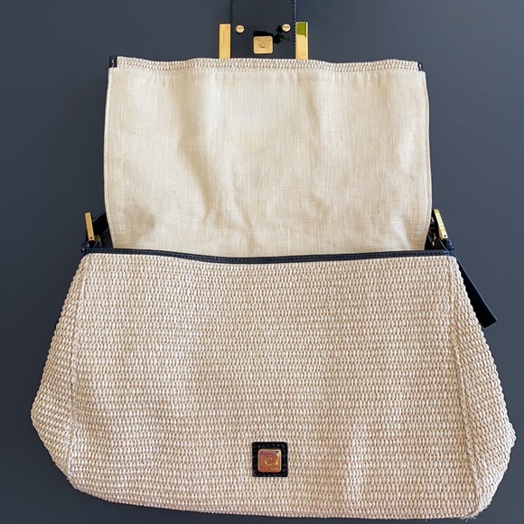 Fendi Rare Raffia Elaphe Python Buckle Forever Big Mama Bag - Picture 3 of 16